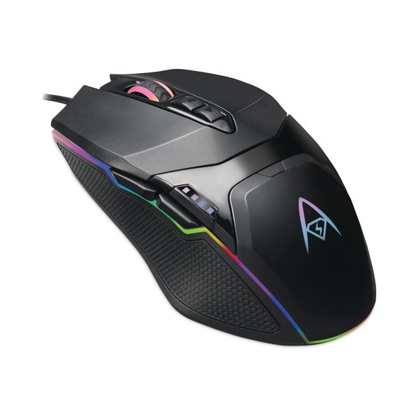 Adesso iMouse X5 Illuminated Seven-Button Gaming Mouse, USB 2.0, Left/Right Hand Use, Black IMOUSEX5